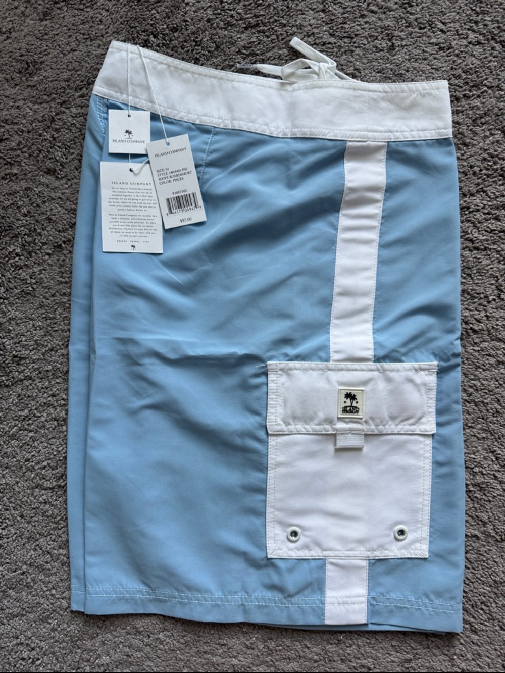 NWT Island Company Board Short Pisces Size 34 - Picture 14 of 14